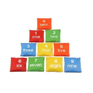 키더스 숫자 어린이 콩주머니 10개 세트 아동용장난감 스포츠완구 스포츠아동 어린이지능발단 스포츠용아동