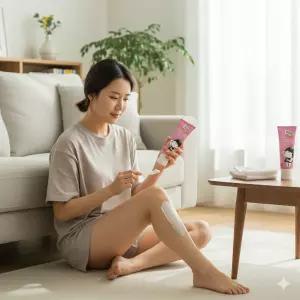 종아리제모 여자 겨드랑이 팔 털 제모 크림