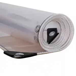 PVC 우레탄 커튼 밀폐 발코니 투명 천막 방수천