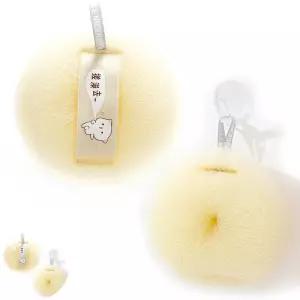 부드러운샤워볼 목욕 퍼프 스펀지 거품 샤워볼 베이지