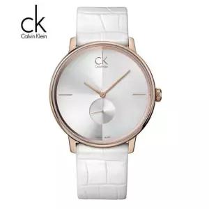 [캘빈클라인] CK 시계 K2Y216K6 여성 가죽 밴드 여자 화이트 손목시계 선물