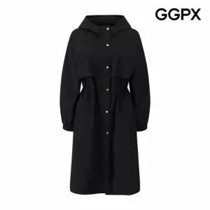 [GGPX] 스트링 후드 롱 야상 점퍼 (GQ3JP016F)