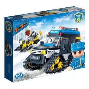 스노우 카 블록 피규어 경찰차 조립 경찰 블록 장난감 미니피규어 어린이 아동 놀이 썰매