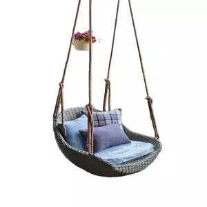 야외 스윙체어 라탄 벤치 흔들 그네 놀이터 부품 발코니