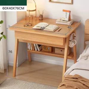 소형 책상 고무나무 노트북 소형책상 원목 미니 테이블 가구
