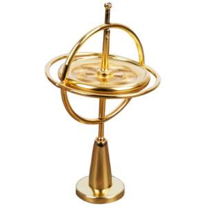 금속 자이로스코프 팽이 실버 과학 반중력 밸런스