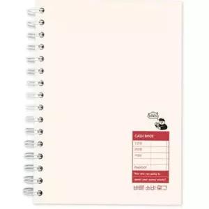 노트 가계부 만년형 월간 직장인 금전출납부 소비