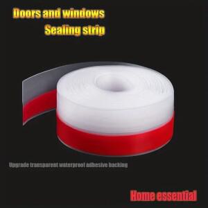 실리콘 방풍 방음 도어 테이프, 문틀, 창문, 욕실 샤워 유리 틈새용 방수