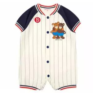 [롯데백화점]베베드피노 허니베어 베이비 베이스볼 스트라이프 오버롤-BP5252OV165
