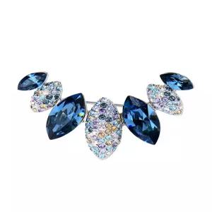 크리스탈 여성 진주 옷핀 브로치 한복 자켓 물방울 브로치핀