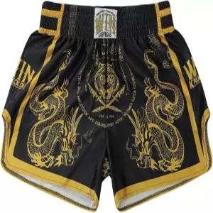 BEAUDRM 남성 무에타이 반바지 그래픽 엘라스틱 허리 킥복싱 배기 스포츠 짐