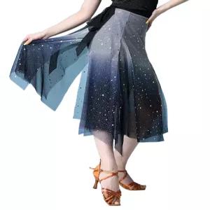 댄스 힙스카프 팬츠 이너 라인댄스복 치마 무용 블랙