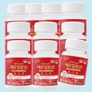 여성 철분제 성인 남성 청소년 어린이 철분 엽산 영양제 변비 철분 보충 90정, 10개