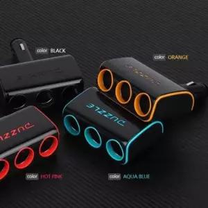 시가잭소켓 3구 멀티 소켓 색상랜덤 접이식 시거잭 차량 꾸미기