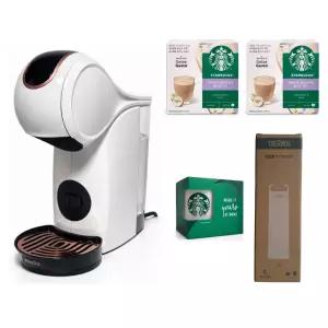 돌체구스토 지니오S 쉐어 크림 + 화이트모카 12잔(24캡슐) + 머그잔 + 텀블러