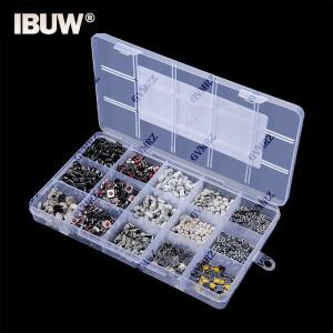 750개 자동차 리모컨 키 터치 스위치 촉각 푸시 버튼 키트 박스 (현대, 닛산, 혼다, 폭스바겐, 토요타, 기