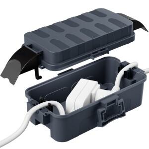 IP55 방수 연장 코드 커버 플러그용할로윈&크리스마스 휴일 장식 전기 연결 박스