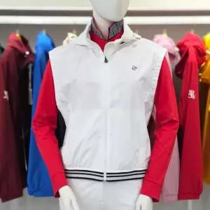 루이까스텔 SS 여성 등판 프린트 후드형 조끼 점퍼 베스트 7LOJP305W