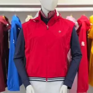 루이까스텔 SS 여성 등판 프린트 후드형 조끼 점퍼 베스트 7LOJP305R