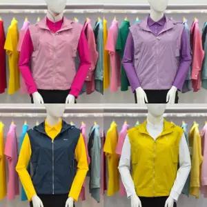 루이까스텔 SS 여성 루즈핏 후드형 뒷후라시 조끼 점퍼 7LEJP404PVXY