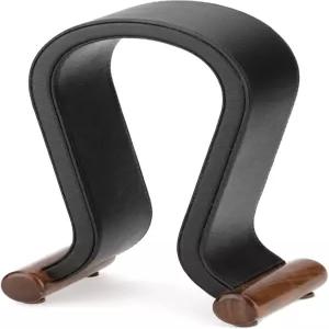 원목 헤드셋 거치대 범용 게이밍 및 DJ 스튜디오 헤드폰 스탠드 데스크용 이어폰 정리