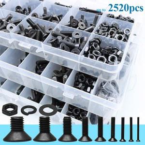2520p 와셔 9 M3 M2 볼트 육각 M4 M6 나사 G10 키트 카운터싱크 볼트 M5 소켓 너트 육각 플랫 탄소강 소켓 렌치
