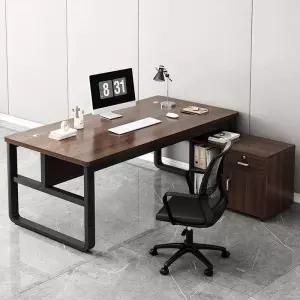 2인용 마주보는 책상 공유 오피스 쌍둥이 학원 게이밍 심플 업무용