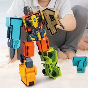 유아 숫자놀이 로봇변신 15종세트 합체로봇 남아 어린이날 대결