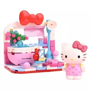 여아 역할놀이 헬로키티 피규어 미니어처 욕실 어린이선물 상상력자극 인형집
