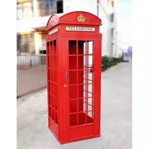 공중전화 부스 전화 레드 옛날 5종 박스 공중 장식품
