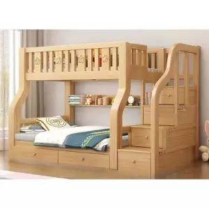 이층침대 수납 원목 수납형 프레임 어른 기숙사 학생