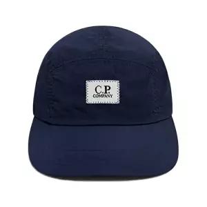 [CP COMPANY]키즈 로고 라벨 나일론 캠프캡 네이비 20CKAC112B 00L3C00 888