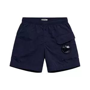 [CP COMPANY]키즈 렌즈 와펜 나일론 스윔팬츠 네이비 20CKBW025B 00L3C00 888