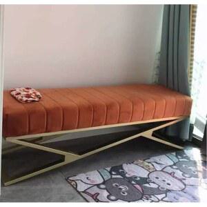 럭셔리 신발 의자 홈 거실 벤치 소파 침실 의류 색상 매장 끝 오토만 침대