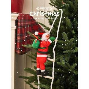 루돌프 노래하는 소형 얼굴 성탄절 장식 움직이는 인형 특이한 트월킹 멜로디 산타