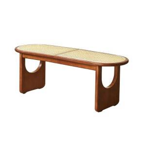 긴 벤치 라탄 직조 중세 북유럽식 주방 홈 심플 신발장 발코니 가구 복도 스툴 뱅켄 스타일