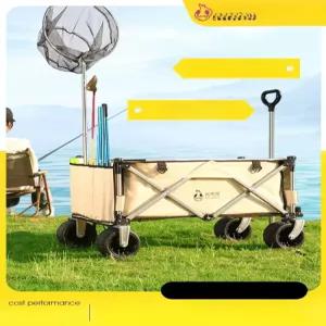 낚시카트 캠핑웨건 시장구르마 캠핑 블랙 구르마 카트 용 베이지 웨건 수레 테이블 손수레