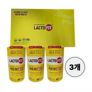 락토핏 골드 선물세트 50포 X 3통, 3개