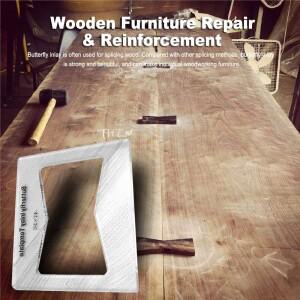 나비 키 상감 템플릿 라우터 슬롯 보조 도구, 활 타이 조인트 목공 장식용