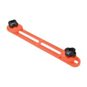 조정 가능한 절단기 베이스 가이드 경량 안정적인 성능 컴팩트 사이즈 너트 회전 디자인 원형 톱 플레이트