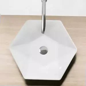 세면대 소형 육각 미니 인테리어 탑볼