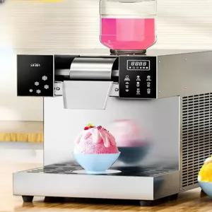 기계 눈꽃 빙삭기 우유 공랭식 쇄빙기 빙설기 제빙기