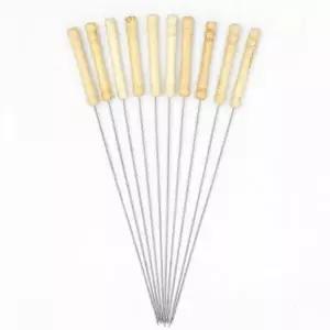 바베큐 캠핑용 스텐 쇠꼬치 캠핑 구이용 꼬치 휴대용