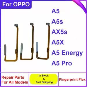 OPPO A5 A5s AX5s A5X 에너지 프로 지문 센서 플렉스 케이블 전원 버튼 터치 센싱 리본 예비 부품