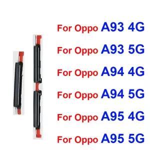 OPPO A93 A94 A95 4G 5G 켜기 끄기 전원 버튼 위로 아래로 볼륨 사운드 사이드 키 플렉스 케이블 부품 용