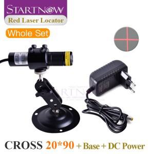 세트 2090 660nm 100mw 레드 빔 크로스 레이저 로케이터 자수 기계 포지셔너 측정 프린터 다이오드 모듈