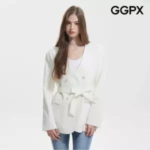 [GGPX] 노카라 더블 버튼 스트랩 자켓 (GQ3JK023F)