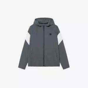 M 휠라자켓 KQC FS2FTH2202M-DGY 냉감 컬러블럭 후드 트레이닝 자켓