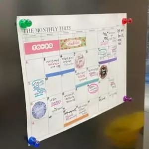 플래너 직장인 스케줄러 메모지 월간 스터디 주간