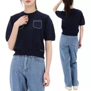 26SS 마르니 로고 반팔 니트 성인사이즈 M01736 M00X8 0M860